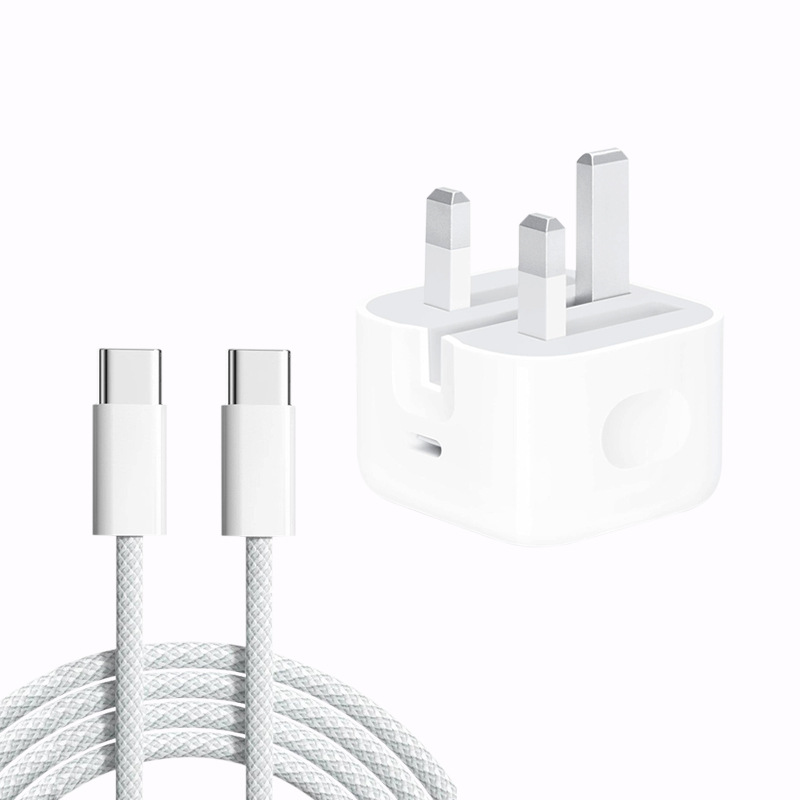 35W Charger Set British Standard Wall Charger PD Fast Charging Protocol Dual Type-C Mobile Phone